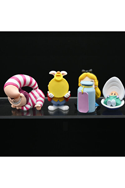 Choice WHITE Cartoon Figures Alice In Wonderland Cheshire Cat Baby Oysters Al...