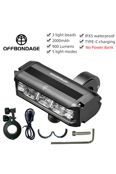 Choice HYY900 OFFBONDAGE Bicycle Light Front Bike Light Waterproof Flashlight...