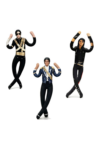 Choice7 3PCS Anime Michael Jackson Cosplay Prop Doll Plush Stuffed Figure Dol...