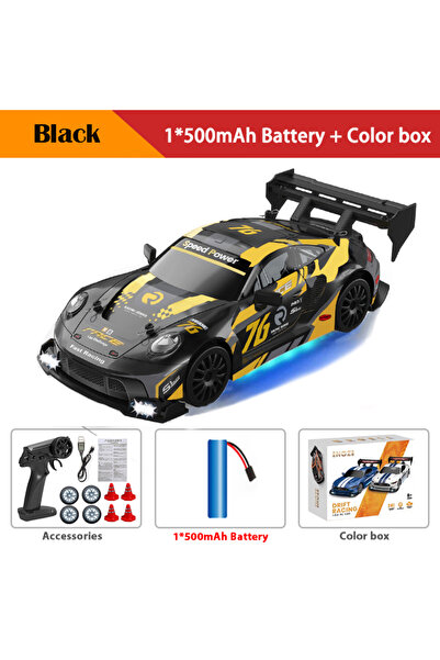 Choice4 GTRPRO Gold 1B 4WD RC Car With LED Remote Control Cars High Speed Fas...