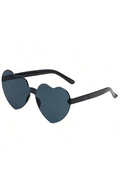 Choice 5PCS Dark Khaki 5pcs Heart Loving Gasses for Women Jelly Color Framele...