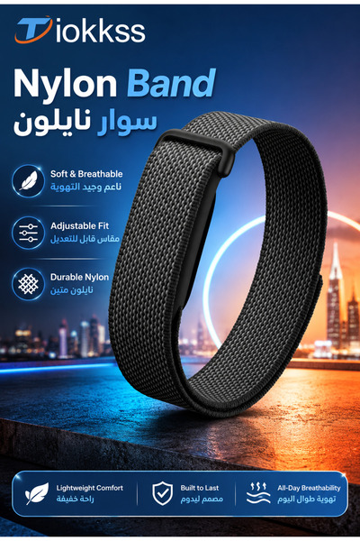 Tiokkss حزام بديل من النايلون المنسوج لساعة جوجل فيتبيت إير، حزام رياضي ناعم ...