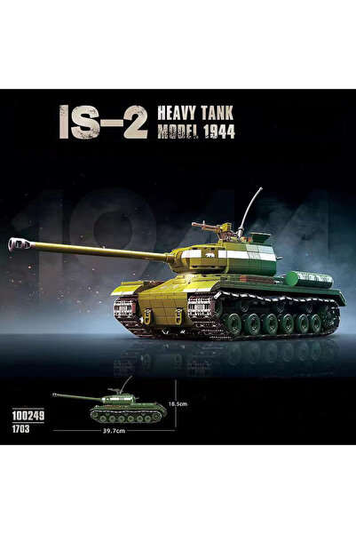 Choice3 no original box 1703pcs Army Series Panther Type-G Tank Building Bloc...