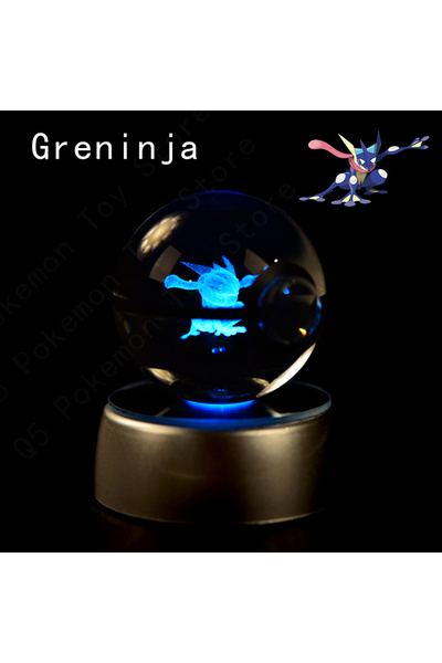 Choice14 21 Greninja Pokemon Crystal Ball 3D Mewtwo Pikachu Gengar Pokeball 3...