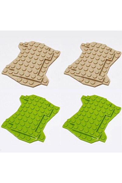 Choice Mix 4Pcs Irregular Baseplate Building Blocks DIY Assembly Toy,Forest G...