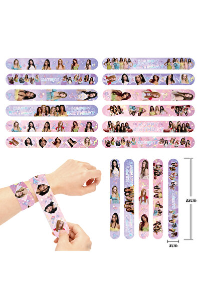 Choice32 snap bracelet-10pcs New Katseye Birthday Decoration Superstar Party ...