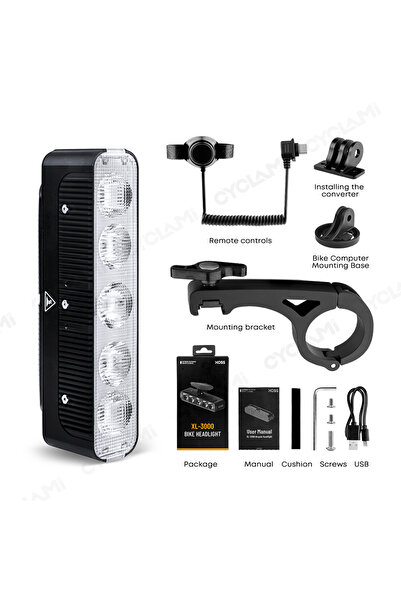Choice XOSS XOSS XL-3000 XOSS XL3000 Bicycle Headlight Ultra High Brightness ...