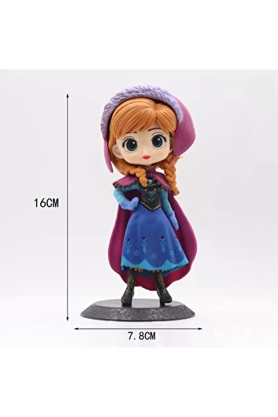 Choice Bandai 1pc Princess Q Elsa Anna Figures PVC Model Doll Action Collecti...