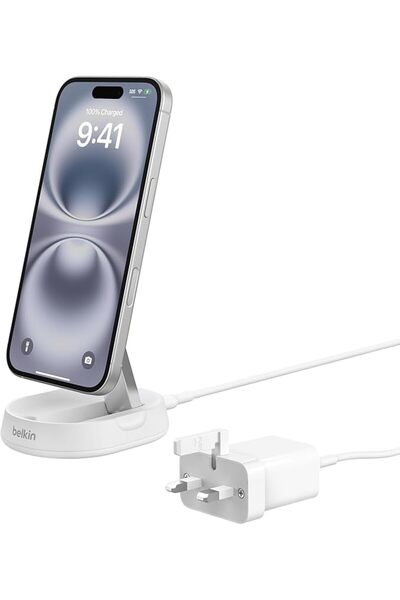 GENERAL شاحن من بلكن بمنفذ USB-C متوافق مع آيفون 17 و16 و15 وإيربودز بقدرة 15...