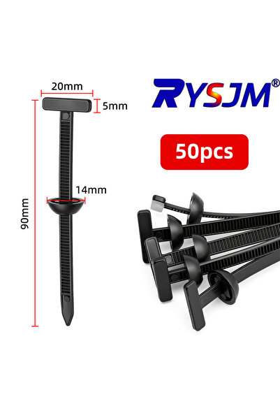Choice 100pcs 50/100pcs Car Nylon Cable Tie Buckles Heavy Duty Self-Locking Z...