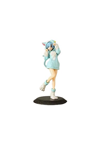 Choice1 Bandai A 1PCS No box New model 14CM Anime Rem Emilia Cat RE: Living F...