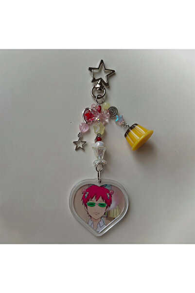 choice2 K2 Handmade Y2K Beaded Keychain The Disastrous Life of Saiki K Saiki ...