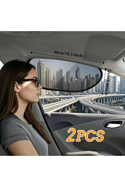 Choice1 2pcs-Black New 4/2/1PCS Car Sunshade Universal Car Side Window Shade ...