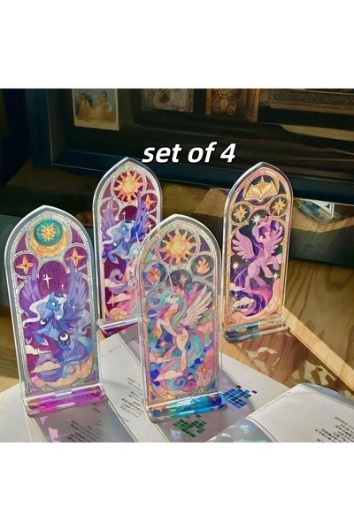Choice1 Hasbro style 5 1/4 Pcs DIY Window Stand Decorations for Tabletop Disp...