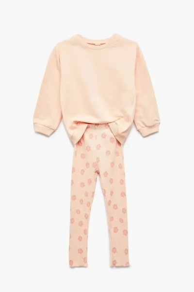 Koton Baby Girl Sweat Set 7Wmg10001Ak