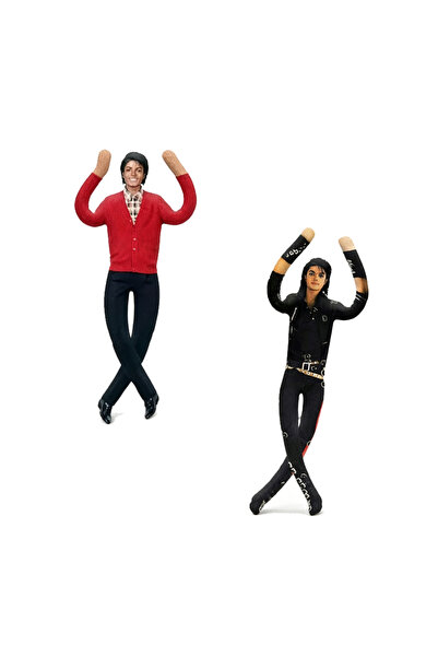Choice1 2pcs-1 Michael Jackson Cosplay Prop Doll Plush Figure Abstract Mobili...