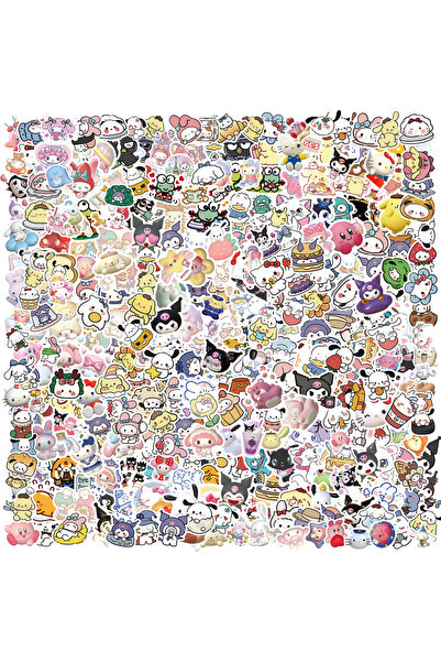 Choice1 200PCS 100/200/300Pcs Kawaii Sanrio Kuromi Melody Hello Kitty Sticker...