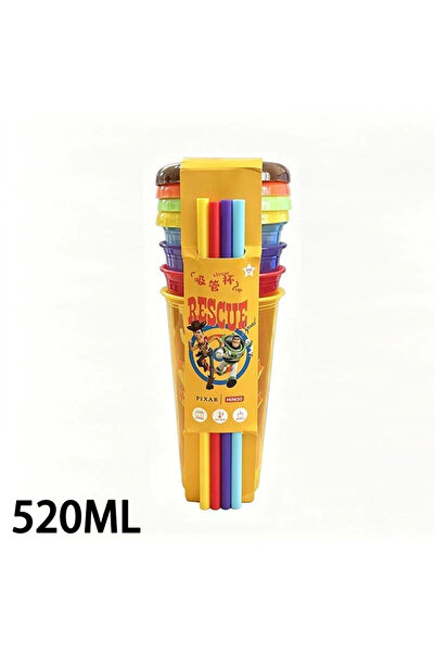 Choice MINISO 1Set of 4Pcs 4Pcs Toy Story Straw Cup Cartoon Woody Buzz Lighty...