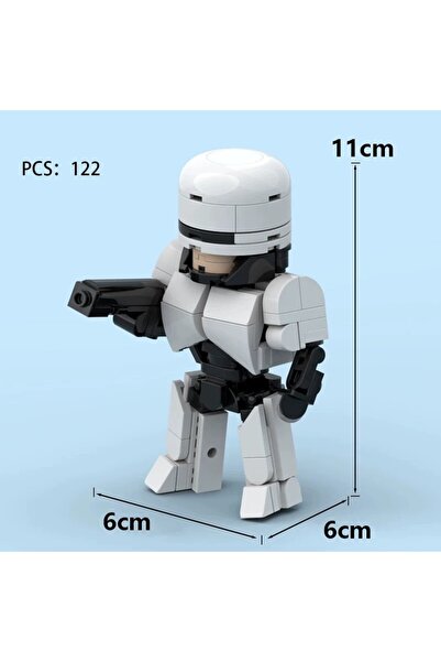 Choice No Box Mechanical Police MOC Building Blocks Mechanical Police Officer...