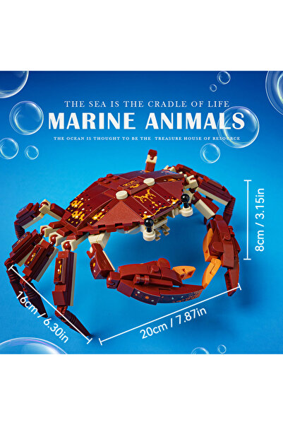 Choice11 Crab Blocks Children's Building Blocks Ocean Series Assembly Model o...