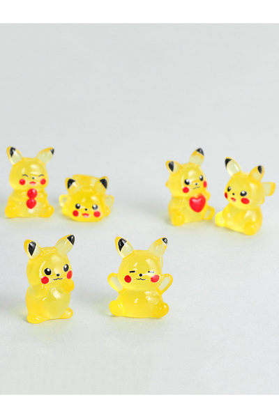 Choice Bandai Q.6-pikachu-Y 6pcs/set Anime Figure Pocket Monsters Kawaii Pika...