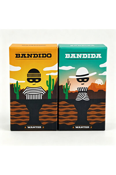 Choice 2pcs New Bandido Bandida Cooperative Puzzle Board Game 1-4 Players 15m...