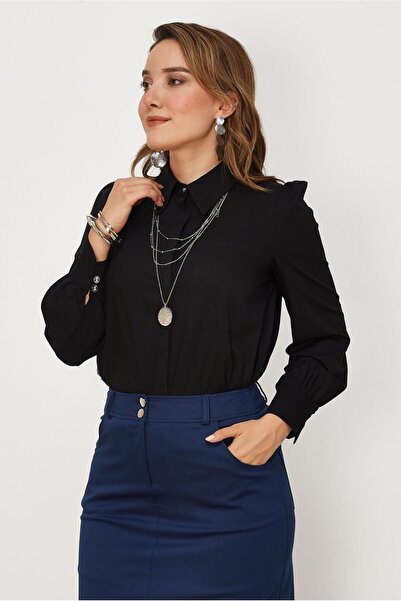 Alvina Shirt Collar Tunic 46734