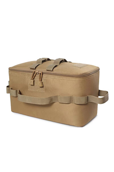Choice Khaki Large Capacity Outdoor Camping Storage Bag - Ground Nail Tool Ba...