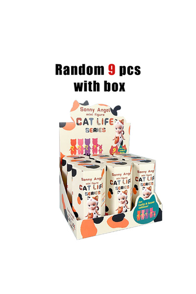 choice2 Bandai Random9Pcs With Box 2026 Anime Sweater Figure CAT LIFE SERIES ...