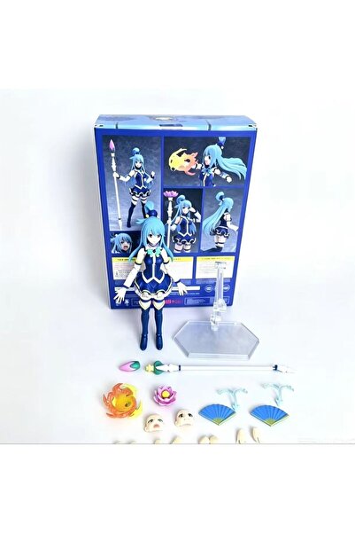 Choice Bandai 14cm Blue Figma Aqua Action Figure KonoSuba God's Blessing on T...