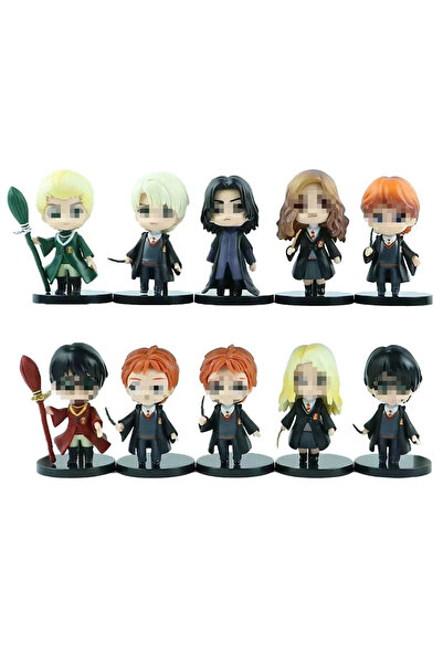Choice Bandai 10pcs Harrry Q Style 7-9cm PVC Vinyl Figures Set - 3pcs/10pcs i...