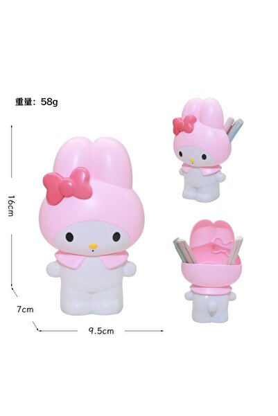 Choice1 Pink Kawaii HelloKitty Cartoon Peripheral Pen Holder, Desktop Station...