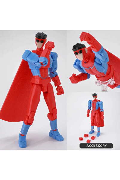 Choice RedBlueMark Invincible Mark Lucky 13 Multi Movable Action Figure Diy A...