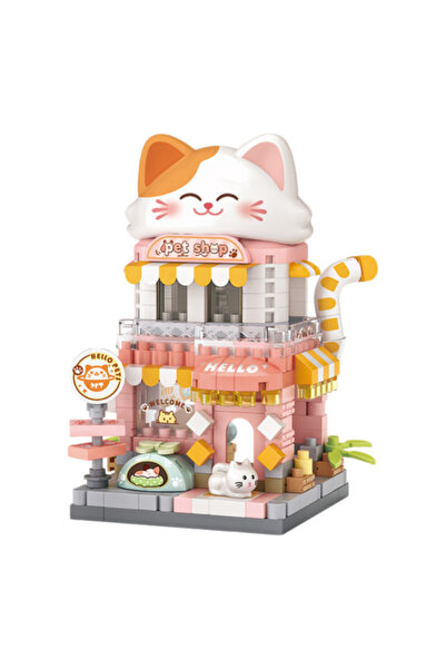 Choice9 8890 LOZ Food Street Bakery Milk Tea Shop DIY Architectural Model Ass...