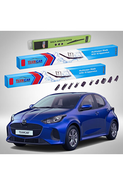 TEAMCAR Υαλοκαθαριστήρες Mazda 2 Hybrid XP210 Facelift 2024-2026 Εμπρός και Π...