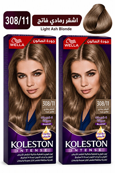 Koleston Kliston Hair Dye 308/11 Light Ash Blonde Intensive - Ash Blonde Hair...