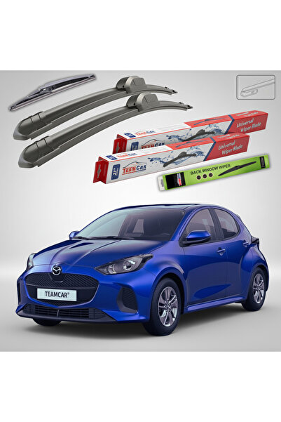 TEAMCAR Windshield Wipers Mazda 2 Hybrid XP210 Facelift 2024-2026 Front and R...