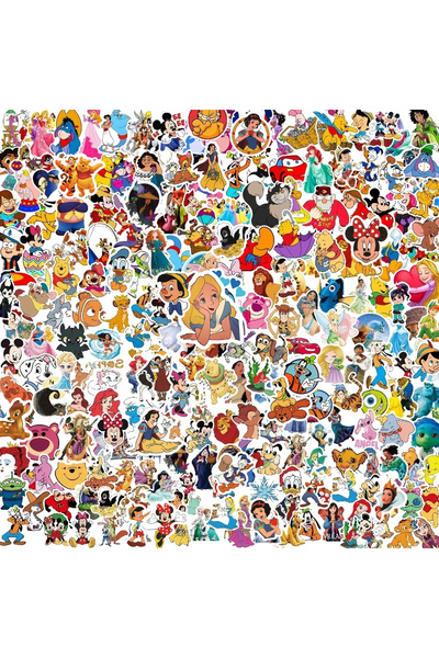 choice2 50PCS 50/100/200/300Pcs Disney Mix Cartoon Cute Stitch Micky Princess...