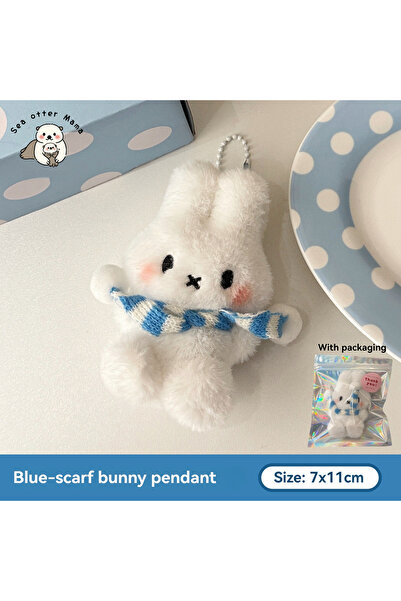 Choice3 B 1/4 Pcs Cute Cartoon Scarf Miffy Rabbit Doll Pendant Plush Toy Miff...