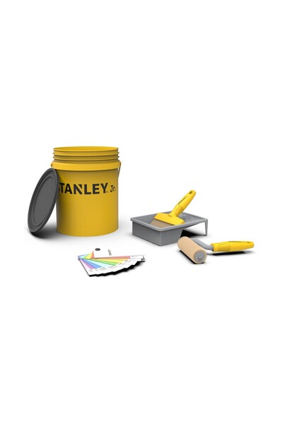 Red Toolbox Στάνλεϊ Τζούνιορ Παιδικό Σετ Ζωγράφου για Παιχνίδι Ρόλων (SRP112-SY)