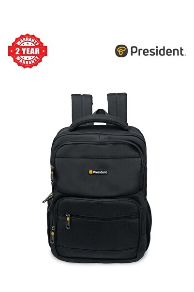 President Premium Stylish Everyday Carry Backpack (Article BPP6123) - BLACK