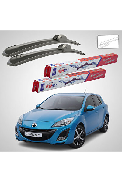 TEAMCAR Lamele ștergătoare de parbriz Mazda 3 BL Hatchback 2009-2011 Set față...