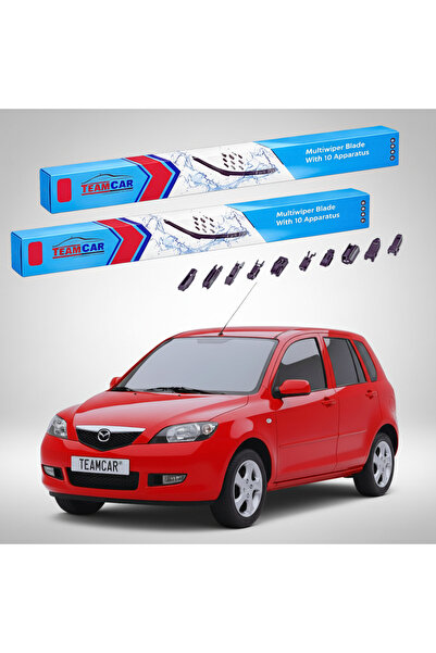 TEAMCAR Υαλοκαθαριστήρες Mazda 2 DY 2003-2005 |   Εμπρόσθιο Σετ Επίπεδων Εξαρ...