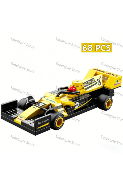Choice1 no Box 68pcs NEW DIY Four Grid Formula Racers Racing Car Pull Back Sp...