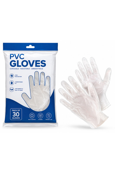 Health Choice PVC Gloves Pack Of 30