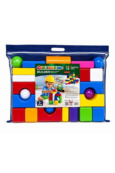 Viva Toys Πολύχρωμο σετ κατασκευαστή μπλοκ 3