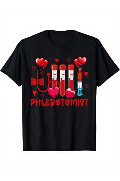 NOURAM Valentine'S Day Phlebotomist Tools Cute Hearts T-ShirtCouple Clothing ...
