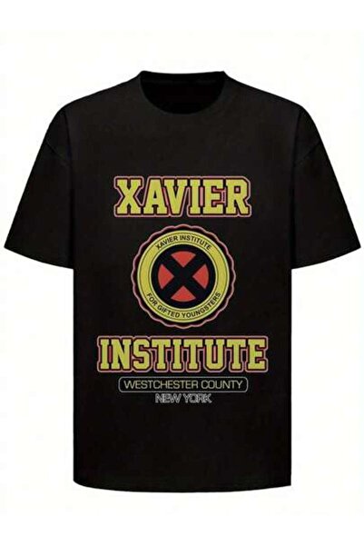 29CUN Black Graphic T-Shirt Featuring The Xavier Institute Gifted Youngsters,...