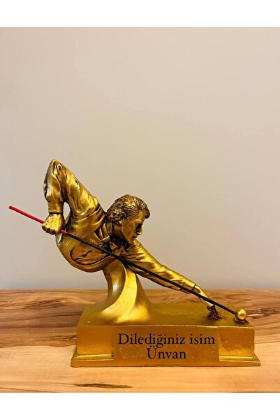 mykhediyevesanatatölyesi Kişiye Özel İsim Yazılabilir Bilardocu Heykeli 1. Sı...