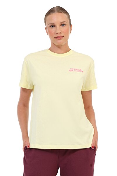 lumberjack Κοντομάνικο T-Shirt Γυναικείο Κίτρινο WL 11DANYA